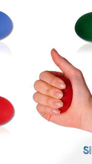 Lopta silikonska za rehabilitaciju ruke, KOMAD