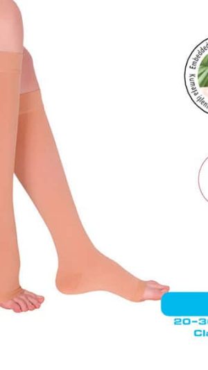 Dokolenice (otvoreni prsti) Normalna kompresija 20-30 mm Hg Klasa II (šifra 143)